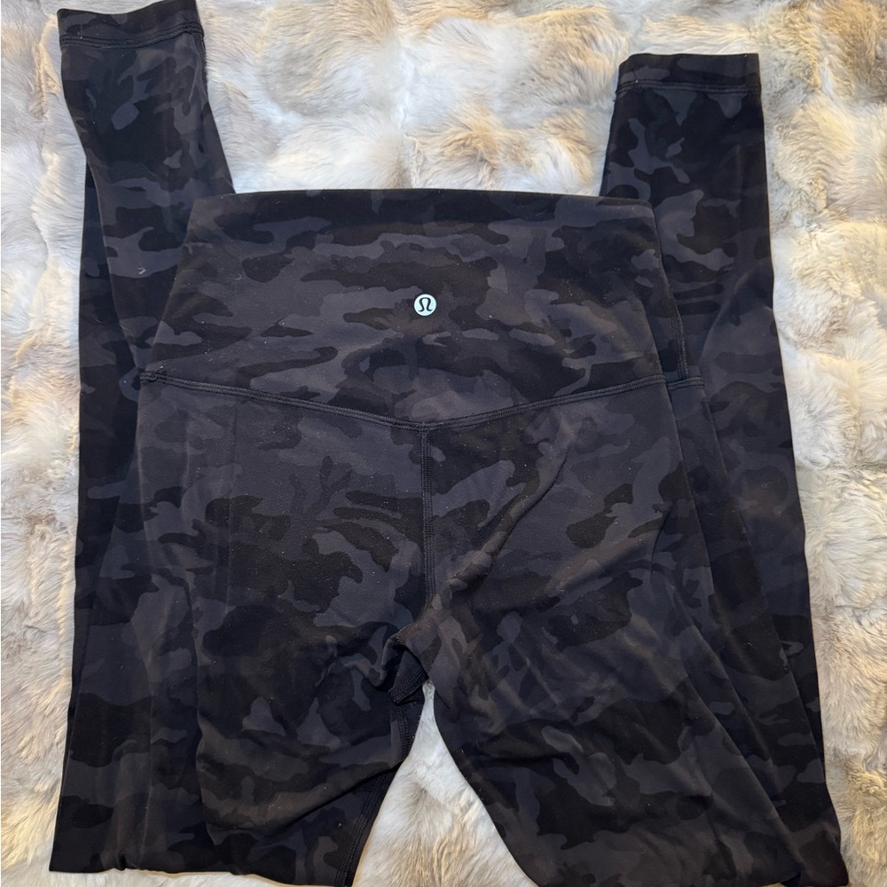 Lululemon Black Camo Leggings